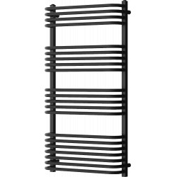 Mexen Apollo Fürdöszobai radiátor 1210 x 650 mm, 713 W, fekete - W117-1210-650-00-70 Törölközö száritó radiátor Törölközö száritó radiátor Fürdöszobai radiátor Fürdöszobai radiátor 493834 Mexen