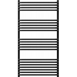 Mexen Apollo Fürdöszobai radiátor 1210 x 650 mm, 713 W, fekete - W117-1210-650-00-70 Törölközö száritó radiátor Törölközö száritó radiátor Fürdöszobai radiátor