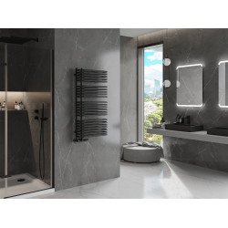 Mexen Amor Fürdöszobai radiátor 1000 x 500 mm, 809 W, fekete - W120-1000-500-00-70 Törölközö száritó radiátor Törölközö száritó radiátor Fürdöszobai radiátor Fürdöszobai radiátor 493834 Mexen