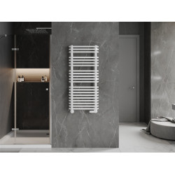 Mexen Akan Fürdöszobai radiátor 1080 x 500 mm, 784 W, fehér - W121-1080-500-00-20 Törölközö száritó radiátor Törölközö száritó radiátor Fürdöszobai radiátor