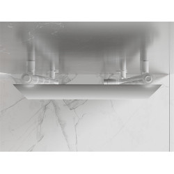 Mexen Akan Fürdöszobai radiátor 1080 x 500 mm, 784 W, fehér - W121-1080-500-00-20 Törölközö száritó radiátor Törölközö száritó radiátor Fürdöszobai radiátor