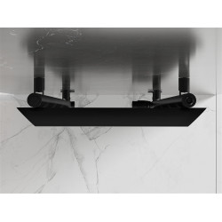 Mexen Akan Fürdöszobai radiátor 1080 x 500 mm, 784 W, fekete - W121-1080-500-00-70 Törölközö száritó radiátor Törölközö száritó radiátor Fürdöszobai radiátor