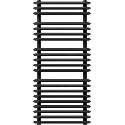 Mexen Akan Fürdöszobai radiátor 1080 x 500 mm, 784 W, fekete - W121-1080-500-00-70 Törölközö száritó radiátor Törölközö száritó radiátor Fürdöszobai radiátor