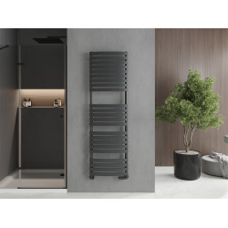 Mexen Bachus Fürdöszobai radiátor 1600 x 500 mm, 787 W, antracit - W109-1600-500-00-66 Törölközö száritó radiátor Törölközö száritó radiátor Fürdöszobai radiátor