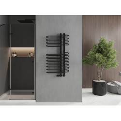 Mexen Ops Fürdöszobai radiátor 1000 x 550 mm, 517 W, fekete - W122-1000-550-00-70 Törölközö száritó radiátor Törölközö száritó radiátor Fürdöszobai radiátor