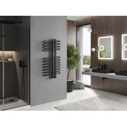 Mexen Ops Fürdöszobai radiátor 1000 x 550 mm, 517 W, fekete - W122-1000-550-00-70 Törölközö száritó radiátor Törölközö száritó radiátor Fürdöszobai radiátor Fürdöszobai radiátor 493834 Mexen