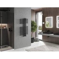 Mexen Ops Fürdöszobai radiátor 1000 x 550 mm, 517 W, fekete - W122-1000-550-00-70 Törölközö száritó radiátor Törölközö száritó radiátor Fürdöszobai radiátor
