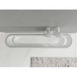 Mexen Ops Fürdöszobai radiátor 1300 x 550 mm, 694 W, fehér - W122-1300-550-00-20 Törölközö száritó radiátor Törölközö száritó radiátor Fürdöszobai radiátor