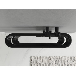 Mexen Ops Fürdöszobai radiátor 1300 x 550 mm, 694 W, fekete - W122-1300-550-00-70 Törölközö száritó radiátor Törölközö száritó radiátor Fürdöszobai radiátor