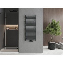 Mexen Sol Fürdöszobai radiátor 1200 x 500 mm, 569 W, antracit - W125-1200-500-00-66 Törölközö száritó radiátor Törölközö száritó radiátor Fürdöszobai radiátor Fürdöszobai radiátor 493834 Mexen