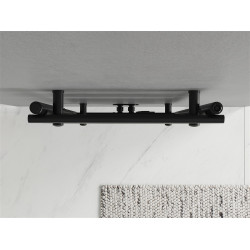 Mexen Sol Fürdöszobai radiátor 1200 x 500 mm, 569 W, fekete - W125-1200-500-00-70 Törölközö száritó radiátor Törölközö száritó radiátor Fürdöszobai radiátor