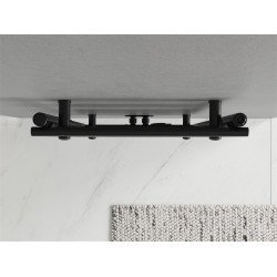 Mexen Sol Fürdöszobai radiátor 1200 x 500 mm, 569 W, fekete - W125-1200-500-00-70 Törölközö száritó radiátor Törölközö száritó radiátor Fürdöszobai radiátor