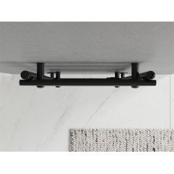 Mexen Sol Fürdöszobai radiátor 1200 x 500 mm, 569 W, fekete - W125-1200-500-00-70 Törölközö száritó radiátor Törölközö száritó radiátor Fürdöszobai radiátor