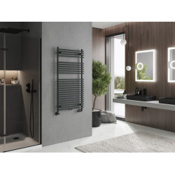 Mexen Sol Fürdöszobai radiátor 1200 x 600 mm, 658 W, antracit - W125-1200-600-00-66 Törölközö száritó radiátor Törölközö száritó radiátor Fürdöszobai radiátor