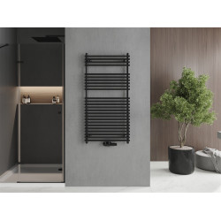 Mexen Sol Fürdöszobai radiátor 1200 x 600 mm, 658 W, fekete - W125-1200-600-00-70 Törölközö száritó radiátor Törölközö száritó radiátor Fürdöszobai radiátor