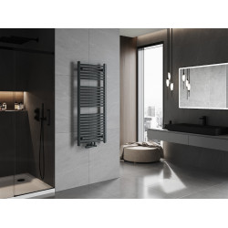 Mexen Ares Fürdöszobai radiátor 1200 x 500 mm, 531 W, antracit - W102-1200-500-00-66 Törölközö száritó radiátor Törölközö száritó radiátor Fürdöszobai radiátor Fürdöszobai radiátor 493834 Mexen