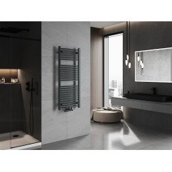 Mexen Ares Fürdöszobai radiátor 1200 x 500 mm, 531 W, antracit - W102-1200-500-00-66 Törölközö száritó radiátor Törölközö száritó radiátor Fürdöszobai radiátor Fürdöszobai radiátor 493834 Mexen