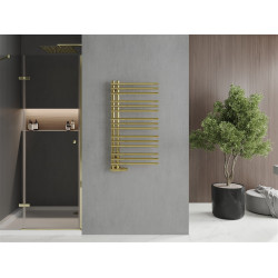 Mexen Neptun Fürdöszobai radiátor 900 x 500 mm, 291 W, arany - W101-0900-500-00-50 Törölközö száritó radiátor Törölközö száritó radiátor Fürdöszobai radiátor
