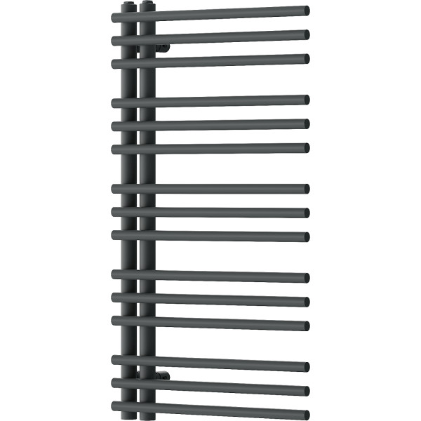 Mexen Neptun Fürdöszobai radiátor 900 x 500 mm, 369 W, antracit - W101-0900-500-00-66 Törölközö száritó radiátor Törölközö száritó radiátor Fürdöszobai radiátor
