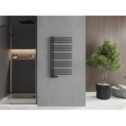 Mexen Neptun Fürdöszobai radiátor 900 x 500 mm, 369 W, antracit - W101-0900-500-00-66 Törölközö száritó radiátor Törölközö száritó radiátor Fürdöszobai radiátor