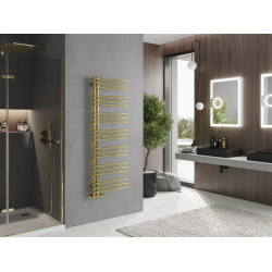 Mexen Neptun Fürdöszobai radiátor 1400 x 500 mm, 420 W, arany - W101-1400-500-00-50 Törölközö száritó radiátor Törölközö száritó radiátor Fürdöszobai radiátor Fürdöszobai radiátor 493834 Mexen