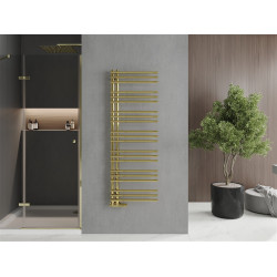 Mexen Neptun Fürdöszobai radiátor 1400 x 500 mm, 420 W, arany - W101-1400-500-00-50 Törölközö száritó radiátor Törölközö száritó radiátor Fürdöszobai radiátor