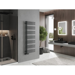 Mexen Neptun Fürdöszobai radiátor 1400 x 500 mm, 532 W, antracit - W101-1400-500-00-66 Törölközö száritó radiátor Törölközö száritó radiátor Fürdöszobai radiátor Fürdöszobai radiátor 493834 Mexen