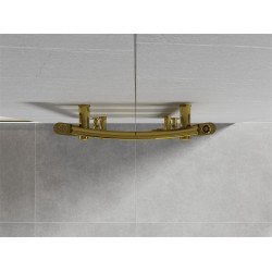 Mexen Ares Fürdöszobai radiátor 500 x 400 mm, 141 W, arany - W102-0500-400-00-50 Törölközö száritó radiátor Törölközö száritó radiátor Fürdöszobai radiátor