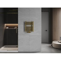 Mexen Ares Fürdöszobai radiátor 500 x 400 mm, 141 W, arany - W102-0500-400-00-50 Törölközö száritó radiátor Törölközö száritó radiátor Fürdöszobai radiátor
