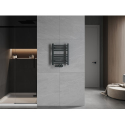Mexen Ares Fürdöszobai radiátor 500 x 400 mm, 179 W, antracit - W102-0500-400-00-66 Törölközö száritó radiátor Törölközö száritó radiátor Fürdöszobai radiátor