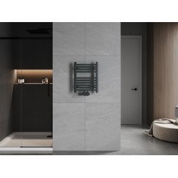 Mexen Ares Fürdöszobai radiátor 500 x 400 mm, 179 W, antracit - W102-0500-400-00-66 Törölközö száritó radiátor Törölközö száritó radiátor Fürdöszobai radiátor