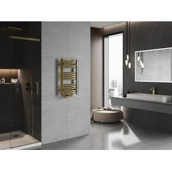 Mexen Ares Fürdöszobai radiátor 700 x 400 mm, 189 W, arany - W102-0700-400-00-50 Törölközö száritó radiátor Törölközö száritó radiátor Fürdöszobai radiátor