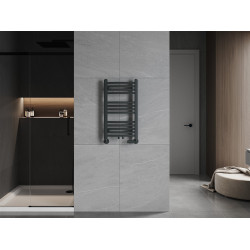 Mexen Ares Fürdöszobai radiátor 700 x 400 mm, 240 W, antracit - W102-0700-400-00-66 Törölközö száritó radiátor Törölközö száritó radiátor Fürdöszobai radiátor