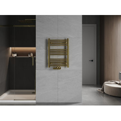 Mexen Ares Fürdöszobai radiátor 700 x 500 mm, 226W, arany - W102-0700-500-00-50 Törölközö száritó radiátor Törölközö száritó radiátor Fürdöszobai radiátor
