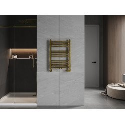 Mexen Ares Fürdöszobai radiátor 700 x 500 mm, 226W, arany - W102-0700-500-00-50 Törölközö száritó radiátor Törölközö száritó radiátor Fürdöszobai radiátor