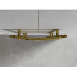 Mexen Ares Fürdöszobai radiátor 700 x 500 mm, 226W, arany - W102-0700-500-00-50 Törölközö száritó radiátor Törölközö száritó radiátor Fürdöszobai radiátor