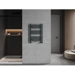 Mexen Ares Fürdöszobai radiátor 700 x 500 mm, 286 W, antracit - W102-0700-500-00-66 Törölközö száritó radiátor Törölközö száritó radiátor Fürdöszobai radiátor