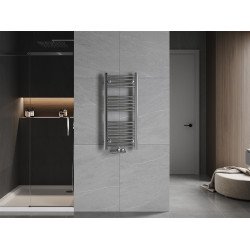 Mexen Ares Fürdöszobai radiátor 900 x 400 mm, 246 W, króm - W102-0900-400-00-01 Törölközö száritó radiátor Törölközö száritó radiátor Fürdöszobai radiátor Fürdöszobai radiátor 493834 Mexen
