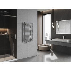 Mexen Ares Fürdöszobai radiátor 900 x 500 mm, 372 W, króm - W102-0900-500-00-01 Törölközö száritó radiátor Törölközö száritó radiátor Fürdöszobai radiátor Fürdöszobai radiátor 493834 Mexen