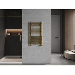 Mexen Ares Fürdöszobai radiátor 900 x 500 mm, 372 W, arany - W102-0900-500-00-50 Törölközö száritó radiátor Törölközö száritó radiátor Fürdöszobai radiátor