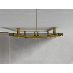 Mexen Ares Fürdöszobai radiátor 900 x 500 mm, 372 W, arany - W102-0900-500-00-50 Törölközö száritó radiátor Törölközö száritó radiátor Fürdöszobai radiátor