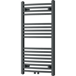Mexen Ares Fürdöszobai radiátor 900 x 500 mm, 372 W, antracit - W102-0900-500-00-66 Törölközö száritó radiátor Törölközö száritó radiátor Fürdöszobai radiátor Fürdöszobai radiátor 493834 Mexen