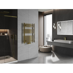 Mexen Ares Fürdöszobai radiátor 900 x 600 mm, 342 W, arany - W102-0900-600-00-50 Törölközö száritó radiátor Törölközö száritó radiátor Fürdöszobai radiátor Fürdöszobai radiátor 493834 Mexen