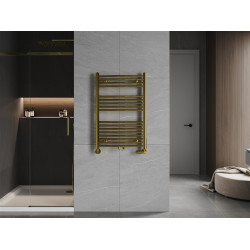 Mexen Ares Fürdöszobai radiátor 900 x 600 mm, 342 W, arany - W102-0900-600-00-50 Törölközö száritó radiátor Törölközö száritó radiátor Fürdöszobai radiátor
