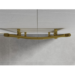 Mexen Ares Fürdöszobai radiátor 900 x 600 mm, 342 W, arany - W102-0900-600-00-50 Törölközö száritó radiátor Törölközö száritó radiátor Fürdöszobai radiátor