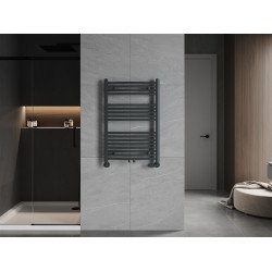 Mexen Ares Fürdöszobai radiátor 900 x 600 mm, 433 W, antracit - W102-0900-600-00-66 Törölközö száritó radiátor Törölközö száritó radiátor Fürdöszobai radiátor