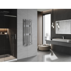 Mexen Ares Fürdöszobai radiátor 1200 x 400 mm, 349 W, króm - W102-1200-400-00-01 Törölközö száritó radiátor Törölközö száritó radiátor Fürdöszobai radiátor Fürdöszobai radiátor 493834 Mexen