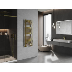 Mexen Ares Fürdöszobai radiátor 1200 x 400 mm, 349 W, arany - W102-1200-400-00-50 Törölközö száritó radiátor Törölközö száritó radiátor Fürdöszobai radiátor