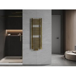 Mexen Ares Fürdöszobai radiátor 1200 x 400 mm, 349 W, arany - W102-1200-400-00-50 Törölközö száritó radiátor Törölközö száritó radiátor Fürdöszobai radiátor