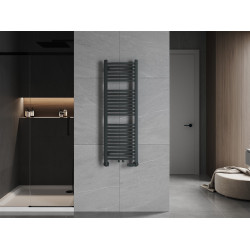 Mexen Ares Fürdöszobai radiátor 1200 x 400 mm, 442 W, antracit - W102-1200-400-00-66 Törölközö száritó radiátor Törölközö száritó radiátor Fürdöszobai radiátor